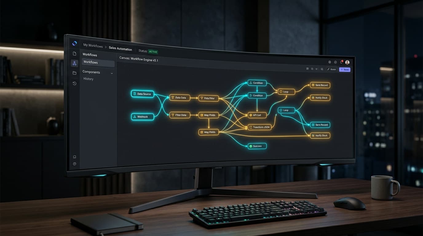 CHRONOS — Düğüm tabanlı iş akışı otomasyon platformu