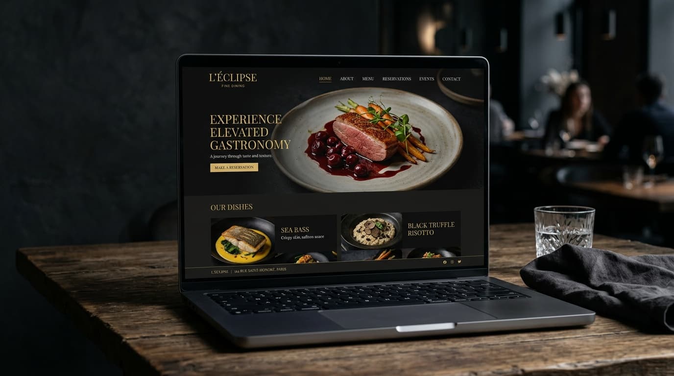 NOVA Dining — Fine-dining restoran web deneyimi