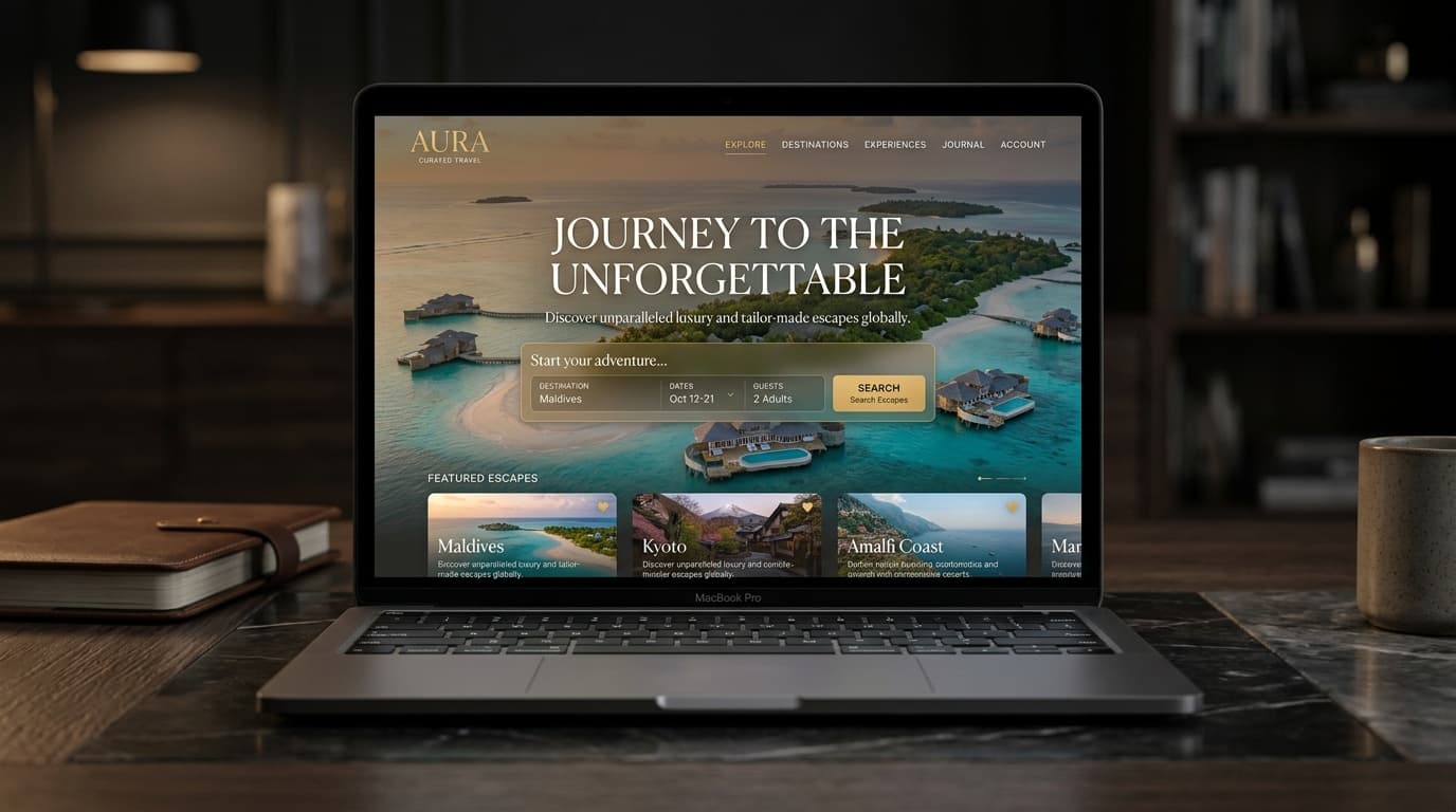 ORBIT Travel — Lüks seyahat rezervasyon deneyimi