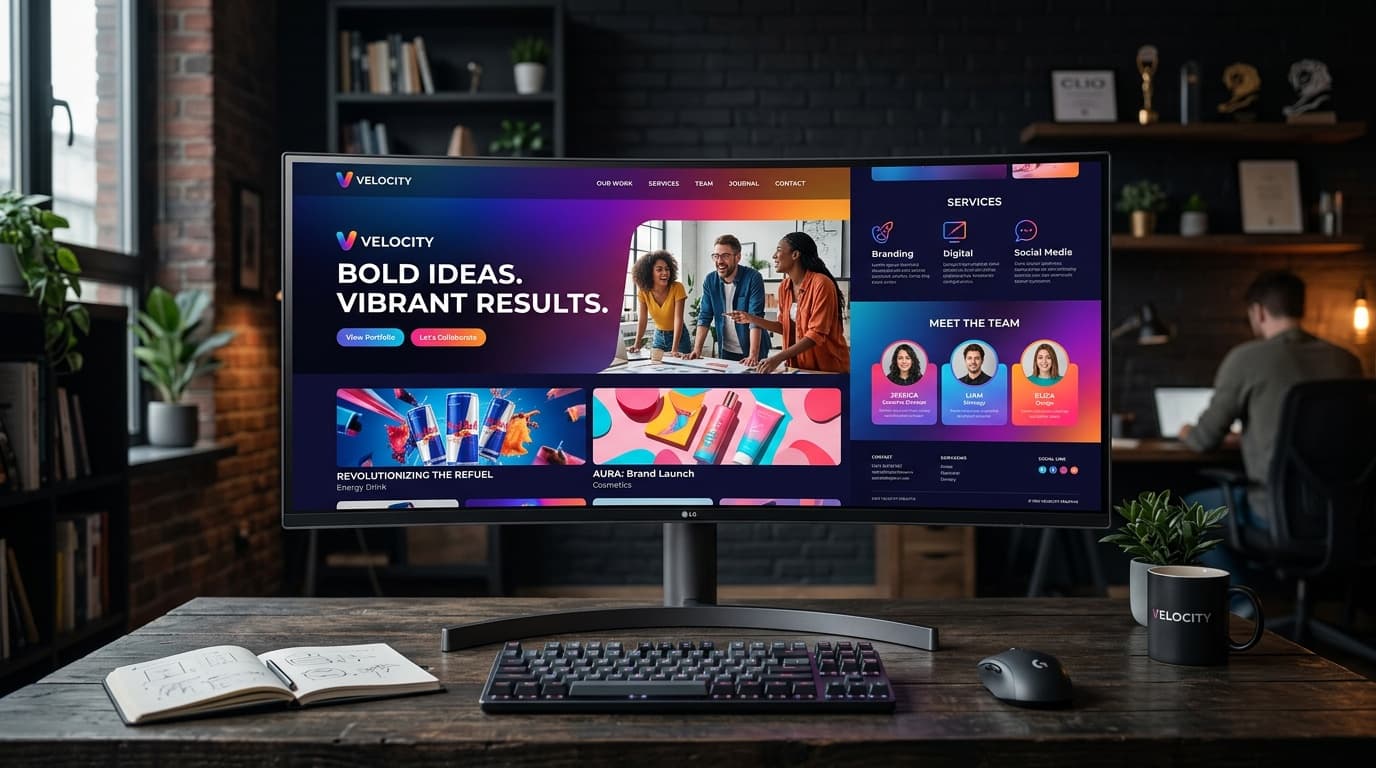 PRISM Agency — Yaratıcı reklam ajansı kimliği